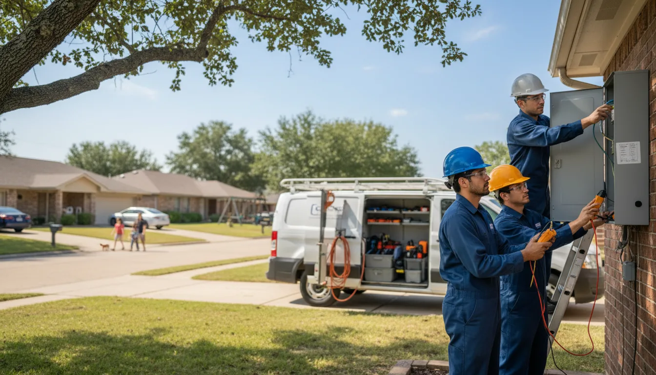 Certified electrician providing emergency electrical services in Morton, PA